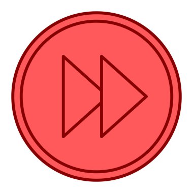 trend biçimi izole edilmiş arkaplanda çalma düğmesi simgesi