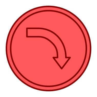 ok simgesi vektör illüstrasyonu