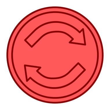 ok simgesinin vektör illüstrasyonu