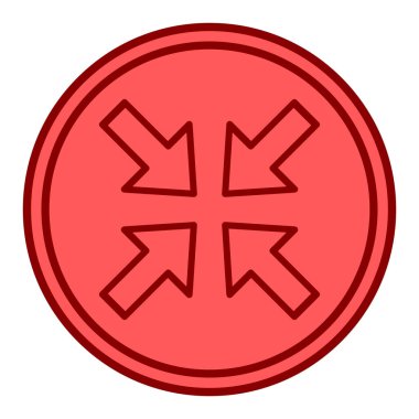 Ok simgesi. vektör illüstrasyonu