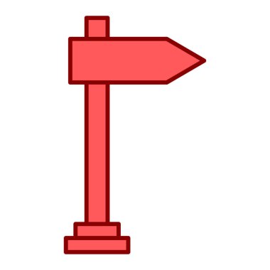 işaret posta simgesi vektör illüstrasyonu