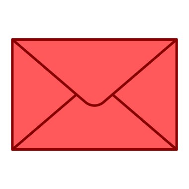 zarf e- posta simgesi vektör illüstrasyon grafik tasarımı