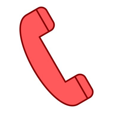 telefon arama simgesi vektör illüstrasyonu