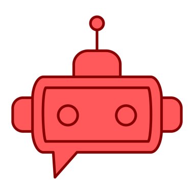 Robot simgesi, vektör çizimi