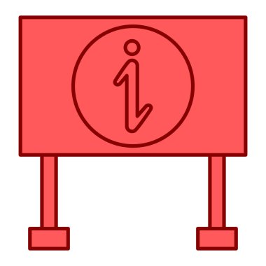 Tek izole edilmiş simge ögesinin vektör illüstrasyonu