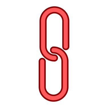 Zincir simgesi. Vektör çizim