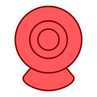 Webcam kutsal kişilerin resmi. Vektör çizim