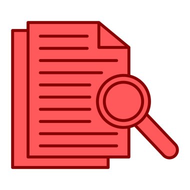 Büyüteçle büyüteç ve kalem vektör çizimi tasarımı