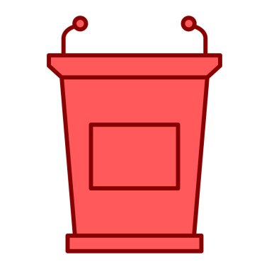 tribün simge vektör çizim