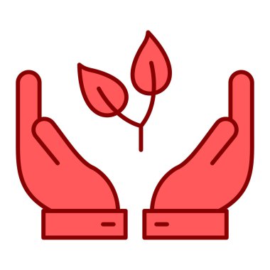 bitki, doğa, çevre, ekoloji, botanik çizgisi ikonu. vektör illüstrasyonu