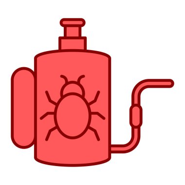 Yangın söndürme ikonu. Web için su şişesi vektör simgelerinin özet çizimi