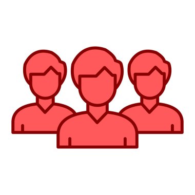 İnsanlar simge vektör illüstrasyon tasarımını avatarlar