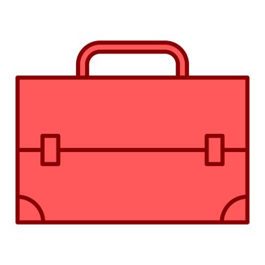 evrak çantası ikonu vektör illüstrasyonu