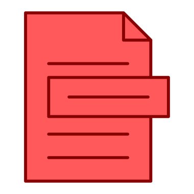 dosya belgesi. Basit resimleme