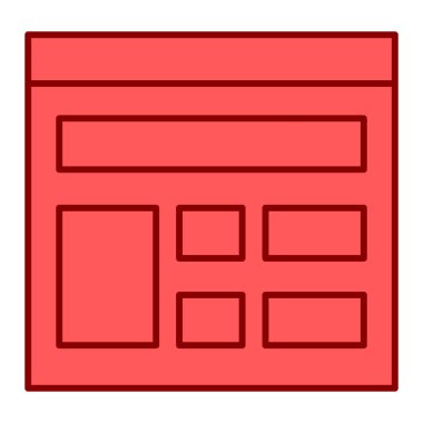 Modern ve ofis sembolünün vektör çizimi. Web için mağaza ve perakende tabelaları koleksiyonu.