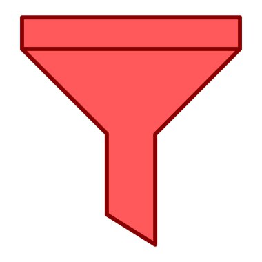 Simge vektör çizim huni