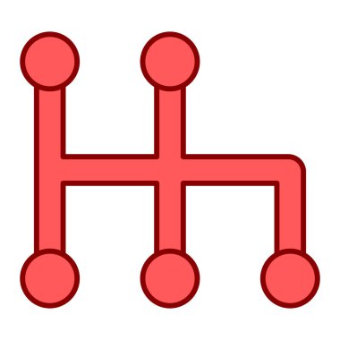 Vites değiştirme simgesinin vektör illüstrasyonu