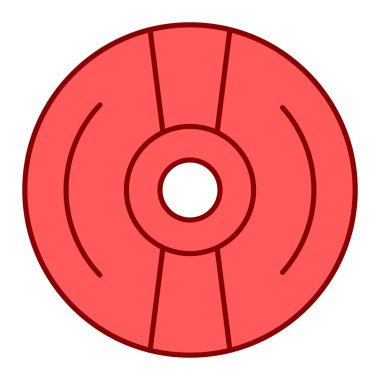 ateş makarası simgesi, özet çizimi, basit resim grafiği