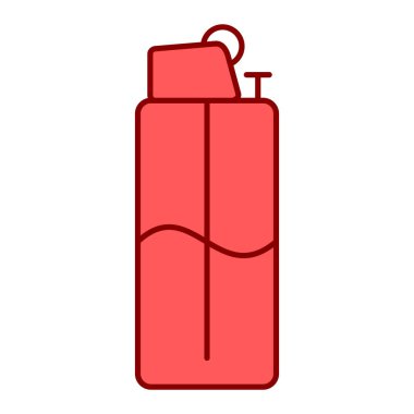 El bombası simgesi, web simgesi basit illüstrasyon