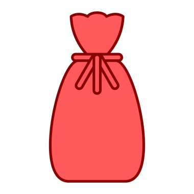 Para çantası ikonu. vektör illüstrasyonu