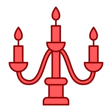 mum alevi simgesi. Vektör çizim