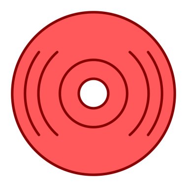 Zil, web simgesi basit illüstrasyon