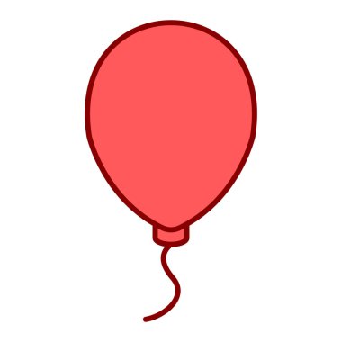 Balon ikonu. Balonların basit illüstrasyonu vektör sembolü web tasarımı