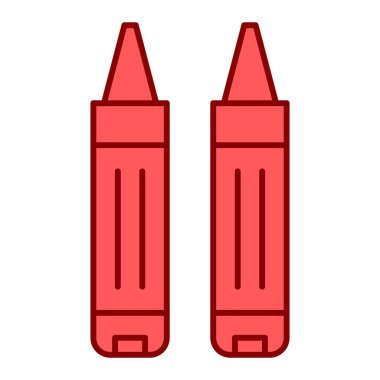 Kalem okulu malzeme ikonu vektör illüstrasyon tasarımı