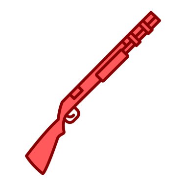 Silah simgesinin vektör illüstrasyonu