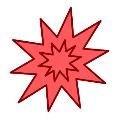 çizgi roman tarzı ikon vektör illüstrasyon tasarımı