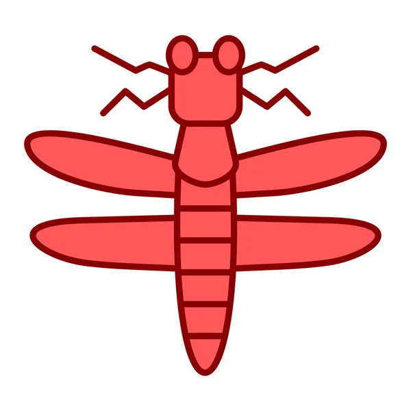 Icône Insecte Mignon Dessin Animé Coccinelle Vecteur Symbole Illustration Stock — Image vectorielle