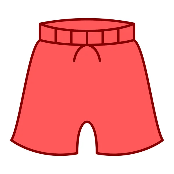 Ilustración Vectorial Pantalones Cortos Hombre — Archivo Imágenes Vectoriales