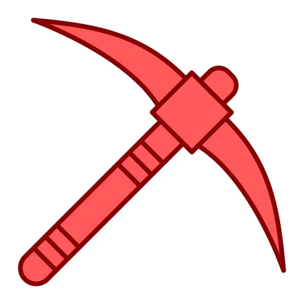 Pickaxe Ícone Simples Ilustração Vetorial — Vetor de Stock