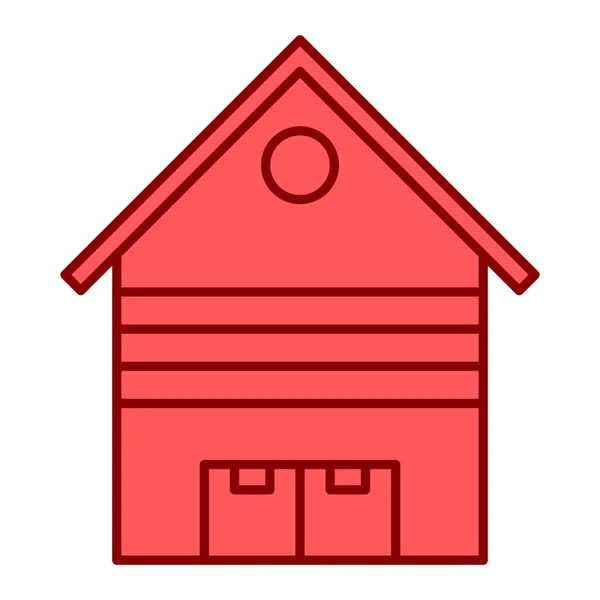 Casa Edificio Icono Vector Ilustración Diseño — Vector de stock