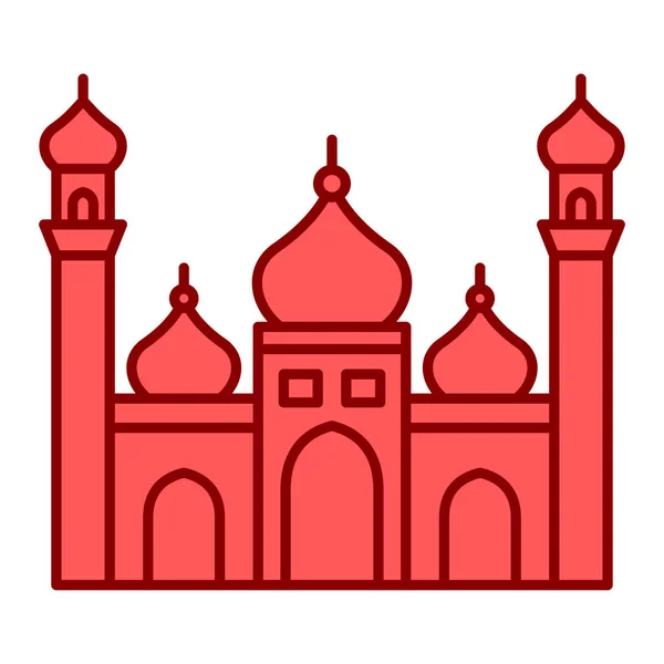 Icono Mezquita Vector Ilustración — Vector de stock