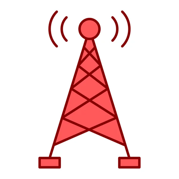 Antennenturm Symbol Vektor Illustration — Stockvektor