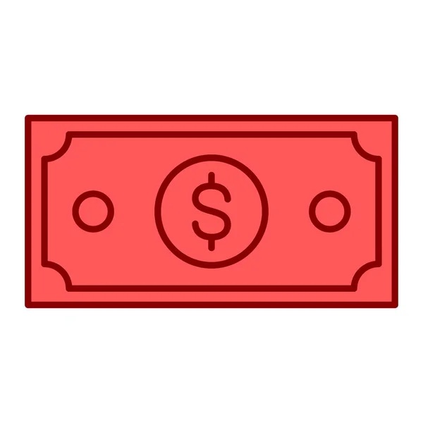 Geld Cash Icoon Vector Illustratie — Stockvector