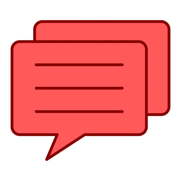 Chat Message Vector Illustration — Vetor de Stock