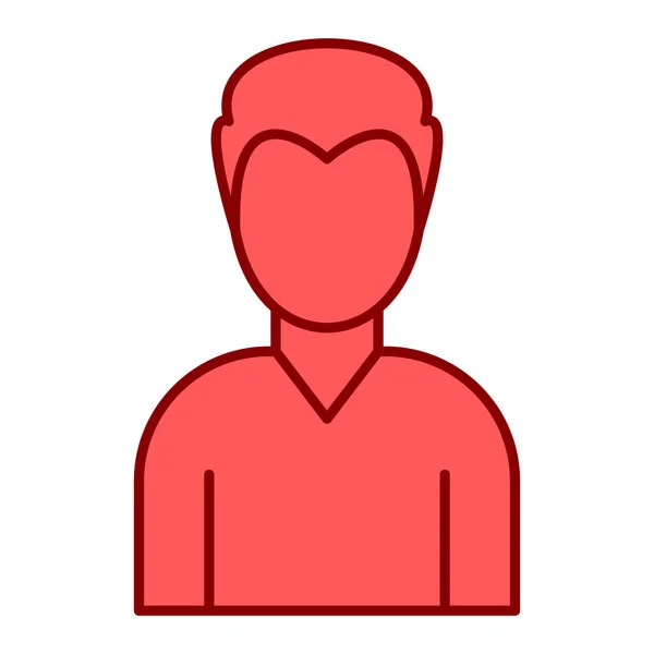 Homme Avec Icône Coeur Dessin Vectoriel Illustration — Image vectorielle