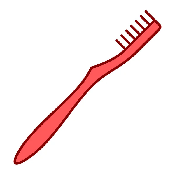 Toothbrush Icon Flat Illustration Tooth Brush Vector Icons Web Design — 스톡 벡터