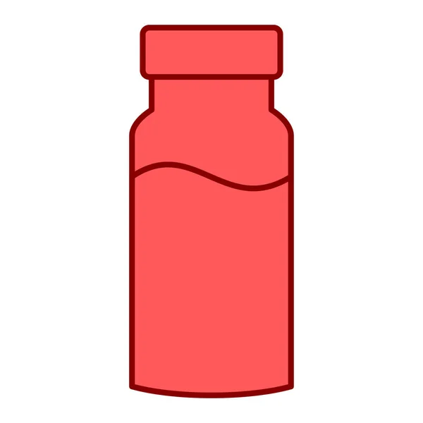 Jar Medicine Bottle Pills Vector Illustration — Stock Vector