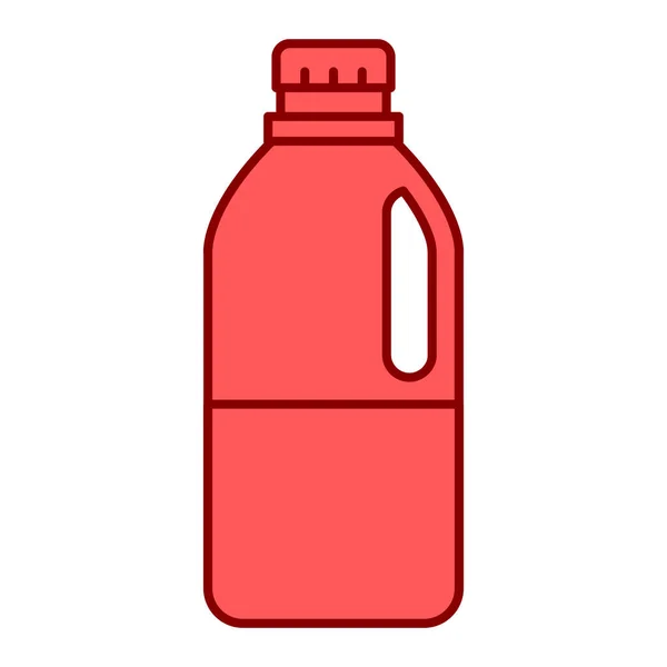Vector Illustration Plastic Bottle Icon — Stock Vector
