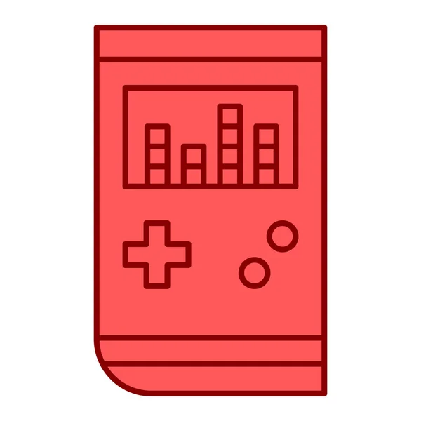 Icono Consola Juegos Ilustración Simple Iconos Vectores Joystick Para Diseño — Vector de stock