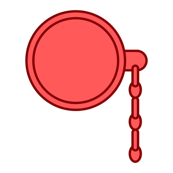 Spiegel Web Symbol Einfache Illustration — Stockvektor