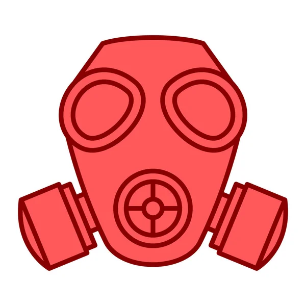 Gasmasker Icoon Cartoon Illustratie Van Respirator Vector Pictogrammen Voor Web — Stockvector