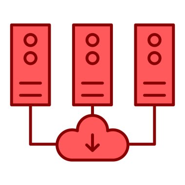 Bulut hesaplama. Web simgesi