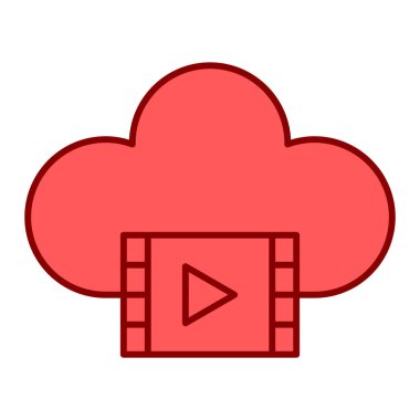 Bulut hesaplama teknolojisi vektör çizimi