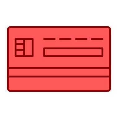 Kredi kartı ikonu vektör illüstrasyonu 