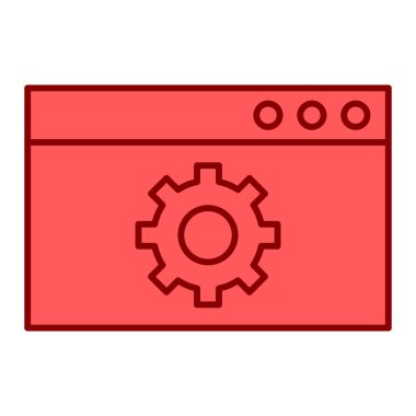 Web vektör simgesi modern tasarımı ayarlanıyor