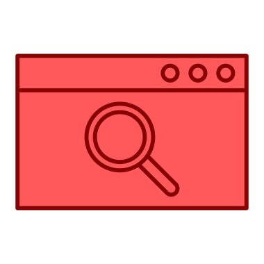 tarayıcı arama simgesi vektör illüstrasyon grafik tasarımı